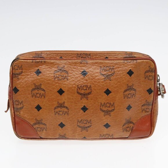 Ferragamo MCM Burberrys Shoulder Bag PVC Leather 4Set Brown Black - Picture 3 of 15